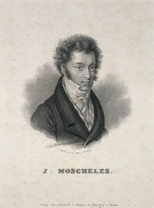Porträtt av Ignaz Moscheles (1794-1870) av German School