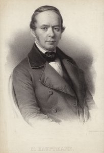 Porträtt av Moritz Hauptmann av German School