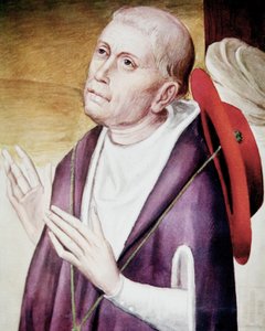 Porträtt av Nicholas of Cues av German School