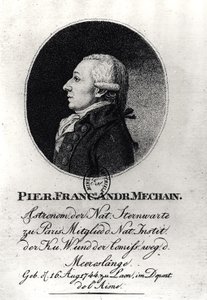Porträtt av Pierre Mechain (1744-1804) av German School