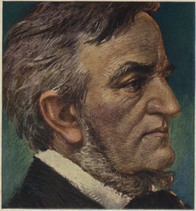 Porträtt av Richard Wagner av German School