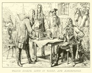 Prins Eugene, Lewis av Baden och Marlborough av German School