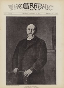 Prins Von Bismarck (litho) av German School
