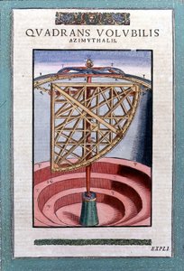 Den azimutala zodiakalkvadranten i "maskineriet för etablerad astronomi" av Tycho Brah (1546 - 1601), Wandsbeck av German School