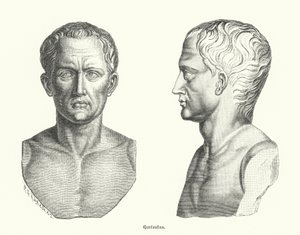Quintus Hortensius, romersk politiker och talare (gravyr) av German School
