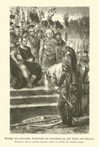 Romerska och germanska vapen och militärdräkt från Julius Caesars och Ariovistus tid av German School