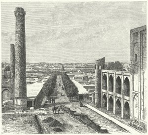 Samarkand (gravyr) av German School