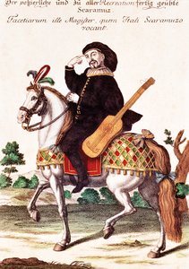 Scaramouche till häst av German School