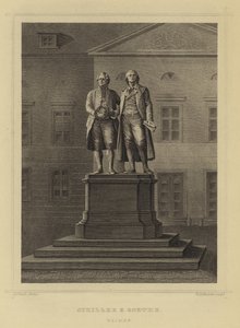 Schiller och Goethe, Weimar av German School