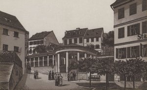 Schlossbrunn (litho) av German School