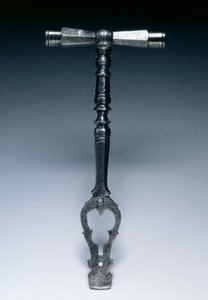 Nyckel för en hjullåspistol, c.1600-25 (stål) av German School