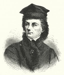 Tadeusz Kosciuszko, polsk-litauisk general som ledde ett uppror mot ryskt och preussiskt styre (gravyr) av German School