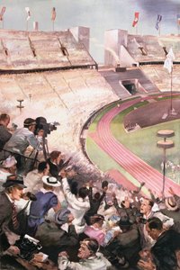 Olympiska spelen i Berlin, från Berliner Illustrierte Zeitung, 1936 av German School