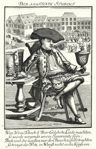 The Drunk Student (gravyr) av German School
