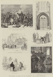 Kejsar Vilhelms besök i Wittenberg, Lutherfirandet (gravyr) av German School