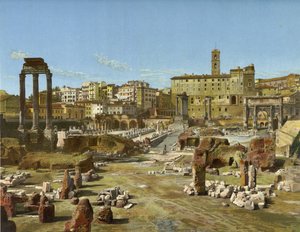 Forum, Rom (chromolitho) av German School