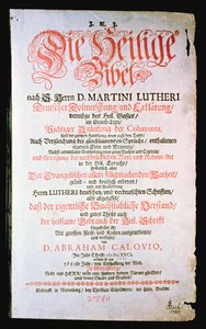 The Holy Bible, Vol. I., 1681 av German School