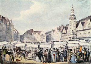 Leipzigmässan 1830 av German School