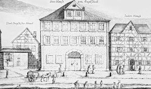 Huvudgatan i Nürnberg av German School