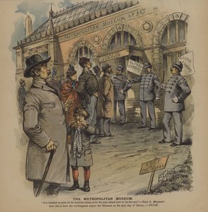 The Metropolitan Museum (färg litho) av German School