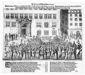 Freden i Nürnberg, 25 september 1649 av German School