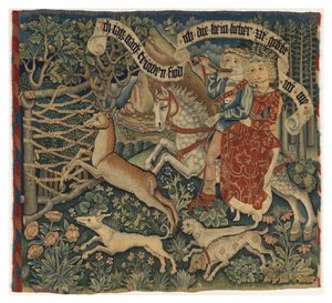 The Pursuit of Fidelity, ca 1475-1500 (gobeläng) av German School