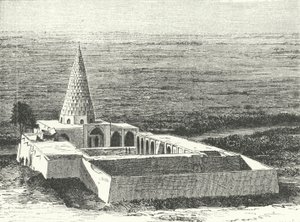 Profeten Daniels grav i Susa, Iran (gravyr) av German School