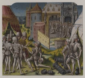 Äktenskapet mellan Sigismund, kurfursten av Brandenburg, och Maria av Ungern av German School