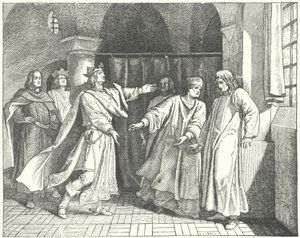 Försoningen mellan Ludvig IV och Fredrik den fagre, rivaliserande anspråkare till den tyska tronen av German School