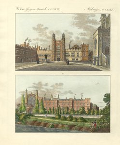 The school of Eton (färgad gravyr) av German School