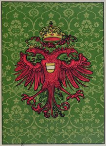 Maximilian I:s tvåhövdade örn (1459-1519) av German School