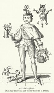 Till Eulenspiegel (gravyr) av German School