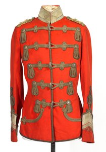 Tunika, HKH The Duke of Connaught, 3:e Zieten Hussars, tyska armén, före 1914 (tunika) av German School