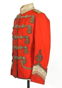 Tunika, HKH The Duke of Connaught, 3:e Zieten Hussars, tyska armén, före 1914 (tunika) av German School