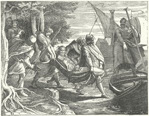 Valdemar II av Danmark tillfångatagen av Henrik I, greve av Schwerin av German School
