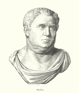 Vitellius, romersk kejsare (gravyr) av German School