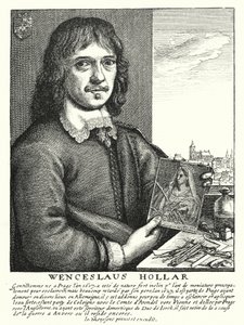 Wenceslaus Hollar, bohemisk tecknare, etsare och illustratör (gravyr) av German School