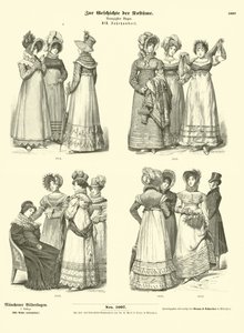 Damdräkt, 1800-talet av German School