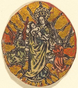 Madonna och barn av German or Netherlandish 15th Century