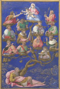 Jesses träd, ca 1535 av Gerolamo Genga