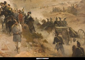 Slaget vid Chernaya av Gerolamo Induno