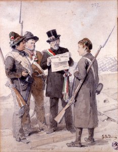 Risorgimento: The Five Days of Milan (Cinque giornate di Milano) (18-22 mars 1848): detta är ett av de första avsnitten av revolutionerna 1848 (en del av det första italienska frihetskriget) som såg uppkomsten av Milaneserna befolkningsupprorande mot av Gerolamo Induno
