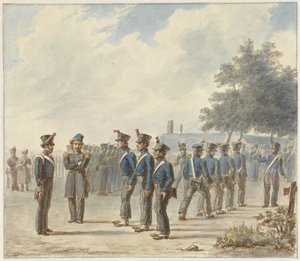 Landsbygdsgardet, 1830 av Gerret Jasink van de Poll
