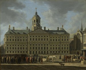 Rådhuset på Damtorget, Amsterdam, 1672