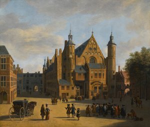 Utsikt över Binnennhof i Haag
