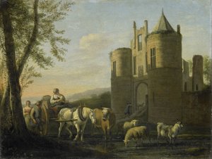Huvudporten till Egmonds slott