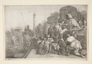 Paulus och Barnabas i Lystra av Gerrit Claesz Bleker
