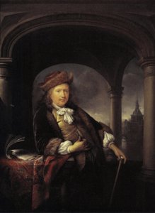 Självporträtt vid femtio års ålder av Gerrit Dou
