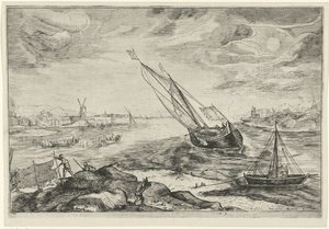 Flod vy Landskap (serietitel) av Gerrit Gauw