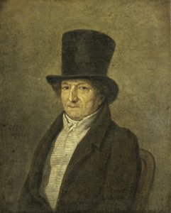 Porträtt av Jean Bernard, konstsamlare och målare i Amsterdam